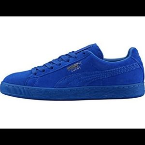 puma suede classic iced royal blue